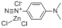 4-DIAZO-N,N-DIMETHYLANILINE CHLORIDE ZINC CHLORIDE 구조식 이미지