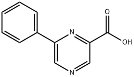 6-PHENYL-2-PYRAZINECARBOXYLIC ACID Structure