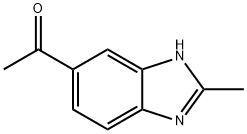 Ethanone, 1-(2-methyl-1H-benzimidazol-5-yl)- (9CI) Structure