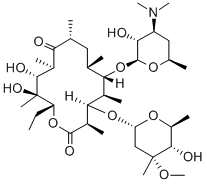6-deoxyerythromycin A Structure