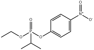 Isopropylphosphonic acid ethyl p-nitrophenyl ester Structure