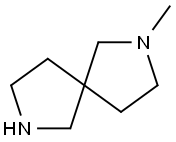 2,7-DIAZASPIRO[4.4]NONANE, 2-METHYL- Structure