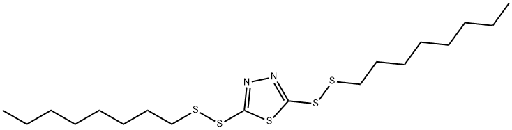 2,5-Bis(octyldithio)-1,3,4-thiadiazole Structure