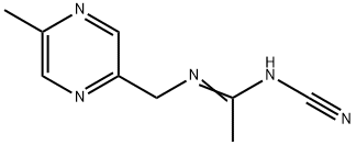 에탄이미드아미드,N-시아노-N-[(5-메틸피라지닐)메틸]-(9CI) 구조식 이미지