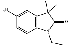 5-amino-1-ethyl-3,3-dimethyl-2,3-dihydro-1H-indol-2-one Structure