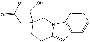 6,7,8,9-TETRAHYDRO-PYRIDO[1,2,A]인돌-7-메탄올아세테이트 구조식 이미지