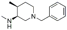 (3S,4S)-1-benzyl-N,4-diMethylpiperidin-3-aMine 구조식 이미지