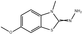 6-Methoxy-3-methyl-2(3H)-benzothiazolone hydrazone 구조식 이미지