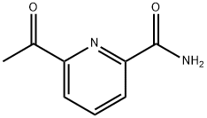 2-피리딘카르복사미드,6-아세틸-(9CI) 구조식 이미지