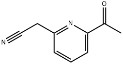 2-Pyridineacetonitrile, 6-acetyl- (9CI) Structure