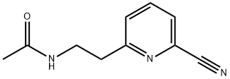 아세트아미드,N-[2-(6-시아노-2-피리디닐)에틸]- 구조식 이미지