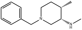 (3S,4S)-1-benzyl-N,4-diMethylpiperidin-3-aMine Structure