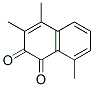 1,2-나프탈렌디온,3,4,8-트리메틸-(9CI) 구조식 이미지