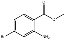 Methyl 2-amino-4-bromobenzoate 구조식 이미지