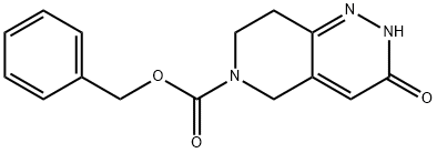 3-Oxo-3,5,7,8-tetrahydro-2H-pyrido[4,3-c]pyridazine-6-carboxylic acid benzyl ester Structure