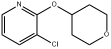 3-Chloro-2-((tetrahydro-2H-pyran-4-yl)oxy)pyridine Structure