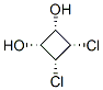 1,2-Cyclobutanediol,3,4-dichloro-,(1alpha,2alpha,3alpha,4alpha)-(9CI) 구조식 이미지