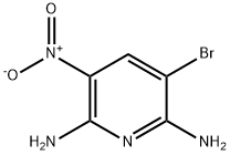 2,6-Diamino-3-bromo-5-nitropyridine 구조식 이미지