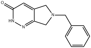 6-Benzyl-2,5,6,7-tetrahydro-pyrrolo[3,4-c]pyridazin-3-one Structure