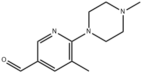 5-메틸-6-(4-메틸피페라진-1-일)니코틴알데히드 구조식 이미지