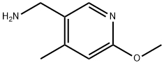 C-(6-Methoxy-4-Methyl-pyridin-3-yl)-MethylaMine Structure