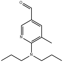 6-(디프로필라미노)-5-메틸니코틴알데히드 구조식 이미지