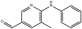 5-메틸-6-(페닐아미노)니코틴알데히드 구조식 이미지