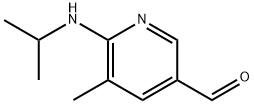 6-(isopropylaMino)-5-Methylnicotinaldehyde Structure