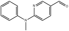 6-(메틸(페닐)aMino)니코틴알데히드 구조식 이미지