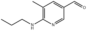 5-메틸-6-(프로필아미노)니코틴알데히드 구조식 이미지