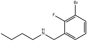 1-BroMo-2-fluoro-3-(butylaMinoMethyl)benzene Structure