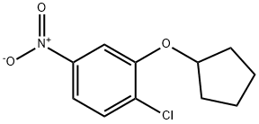 1-Chloro-2-(cyclopentyloxy)-4-nitrobenzene Structure