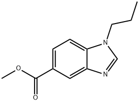 Methyl 1-propylbenzoiMidazole-5-carboxylate Structure