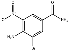4-AMino-3-broMo-5-nitrobenzaMide Structure