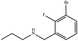 1-BroMo-2-fluoro-3-(propylaMinoMethyl)benzene Structure