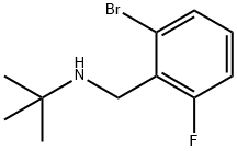 N-t-Butyl 2-broMo-6-fluorobenzylaMine Structure