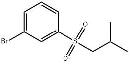 1-BroMo-3-(isobutanesulfonyl)benzene Structure