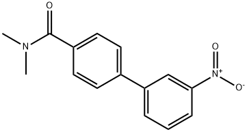 N,N-DiMethyl-4-(3-nitrophenyl)benzaMide Structure