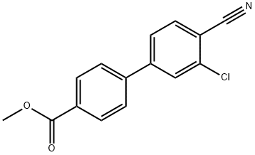 Methyl 4-(3-chloro-4-cyanophenyl)benzoate Structure