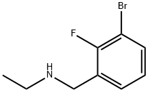 1-BroMo-3-(ethylaMinoMethyl)-2-fluorobenzene Structure