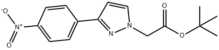 [3-(4-Nitrophenyl)pyrazol-1-yl]acetic acid tert-butyl ester Structure