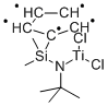 디메틸실릴(T-부틸아미도)(사이클로펜타디에닐)이염화티타늄 구조식 이미지
