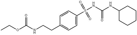 N-Des(5-Methylpyrazinecarbonyl)-N-ethylcarboxyl Glipizide Structure