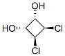 1,2-Cyclobutanediol,3,4-dichloro-,(1alpha,2alpha,3beta,4beta)-(9CI) 구조식 이미지