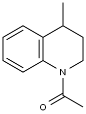 Quinoline,  1-acetyl-1,2,3,4-tetrahydro-4-methyl-  (9CI) Structure