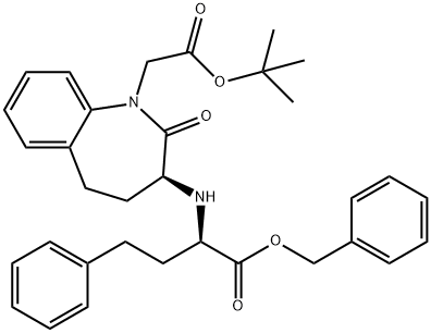 1’-epi-Benazeprilat Benzyl Ester (Glycine)tert-butyl Ester Structure