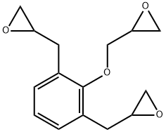 2,2'-[[2-(oxiranylmethoxy)-1,3-phenylene]bis(methylene)]bisoxirane Structure