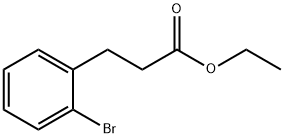 3-(2-브로모-페닐)-프로피온산에틸에스테르 구조식 이미지