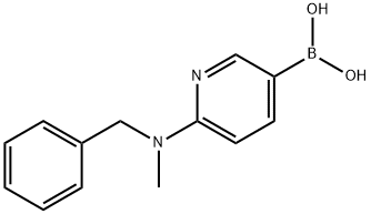 6-[벤질(메틸)아미노]피리딘-3-보론산 구조식 이미지