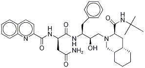 Saquinavir-D9 Structure